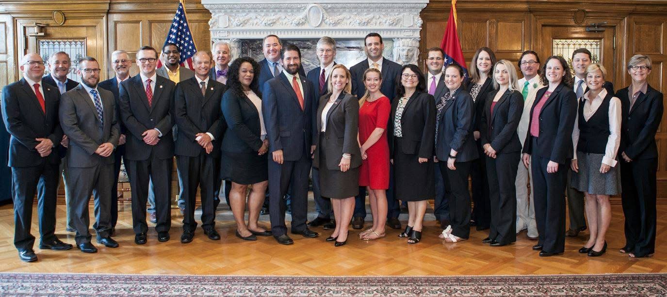 Arkansas Attorney General's Office leadership team portrait