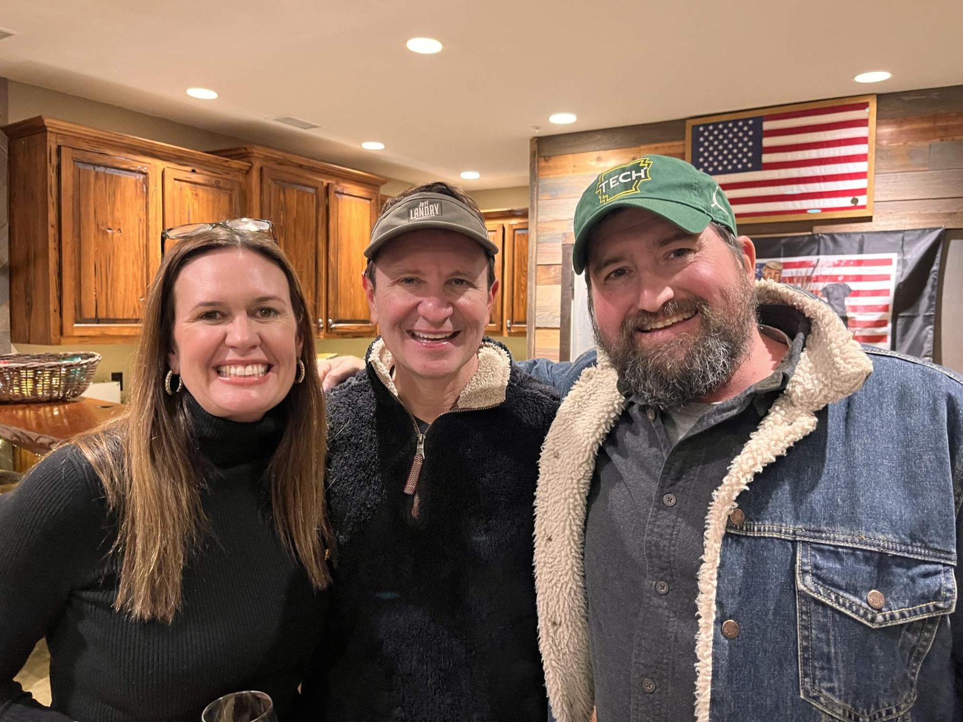 Cory Cox with Governor Sarah Huckabee Sanders of Arkansas and Governor Jeff Landry of Louisiana